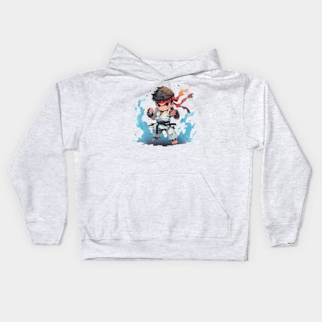 ryu Kids Hoodie by piratesnow